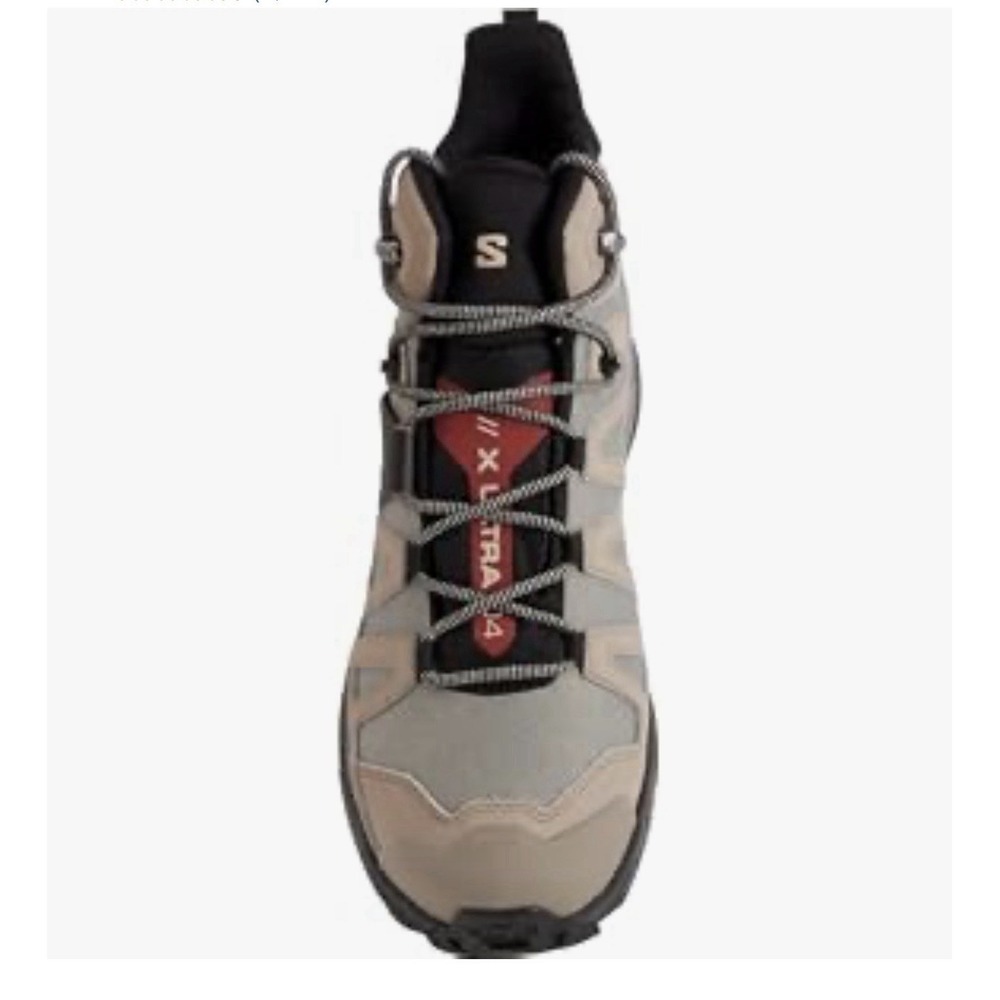 Salomon X Ultra 4 Mid Gore-Tex Hiking Boots Waterproof Vintage Khaki Black US 13 - Picture 4 of 14